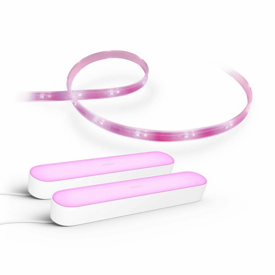 Intelligent belysning Philips Hue | Bundle: 2 Play Light Bars + Lightstrip