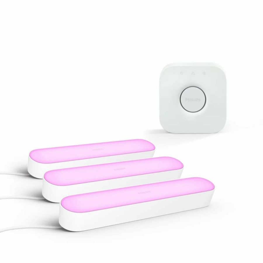 Intelligent belysning Philips Hue | Bundle: 3 Play Light Bars + Extension + Hue Bridge