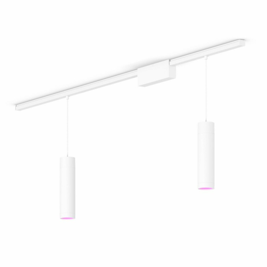 Intelligent belysning Philips Hue | Perifo Lige Basesaet Til Loftsmontering (2 Pendellamper)