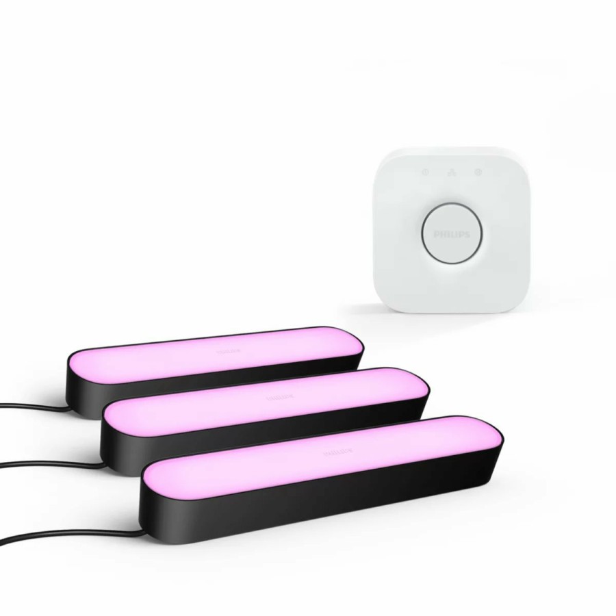 Intelligent belysning Philips Hue | Bundle: 3 Play Light Bars + Extension + Hue Bridge