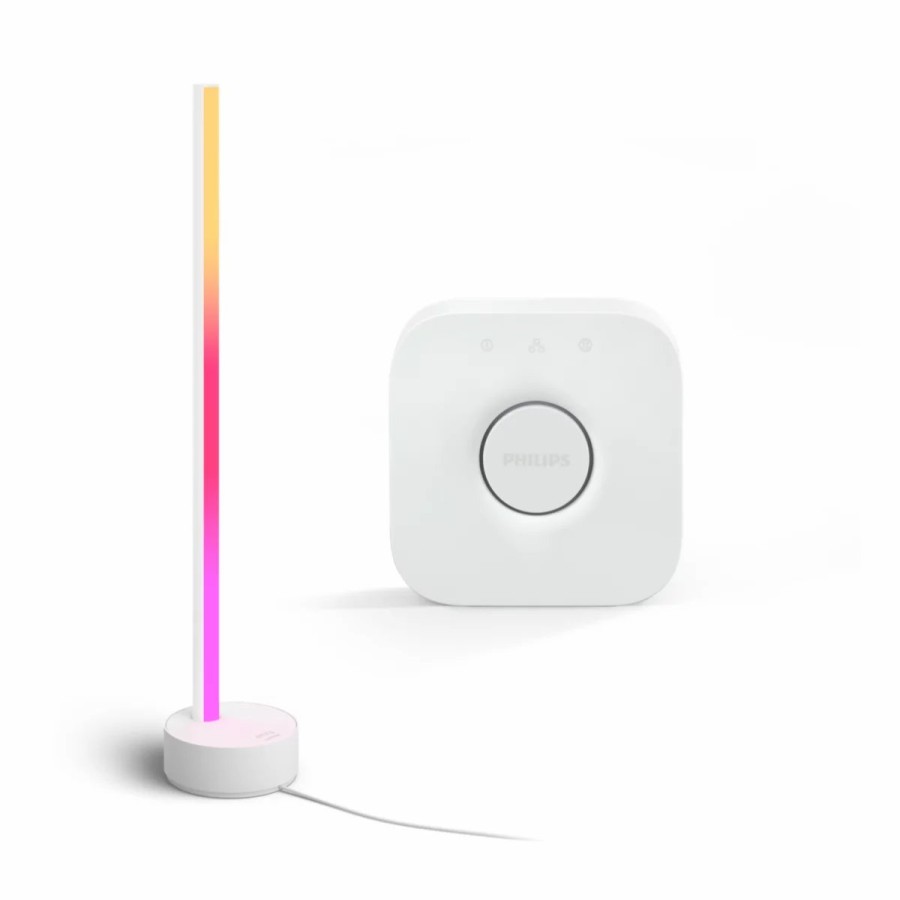 Intelligent belysning Philips Hue | Bundle: Signe Gradient Bordlampe + Hue Bridge