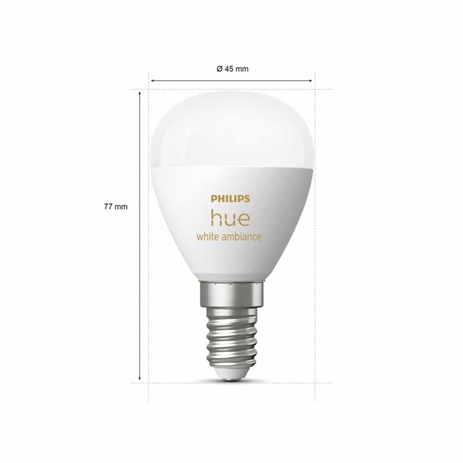 Intelligent belysning Philips Hue | Krone - E14 Paerer - 2-Pak