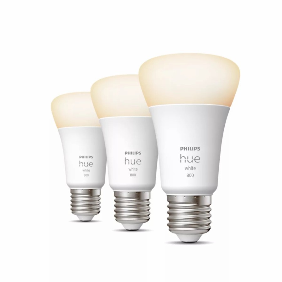 Intelligent belysning Philips Hue | A60 - E27 Paerer - 800 - 3-Pak