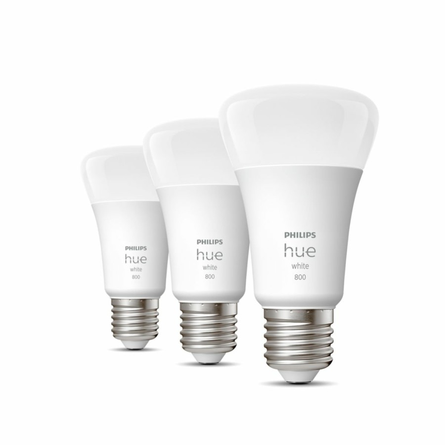 Intelligent belysning Philips Hue | A60 - E27 Paerer - 800 - 3-Pak