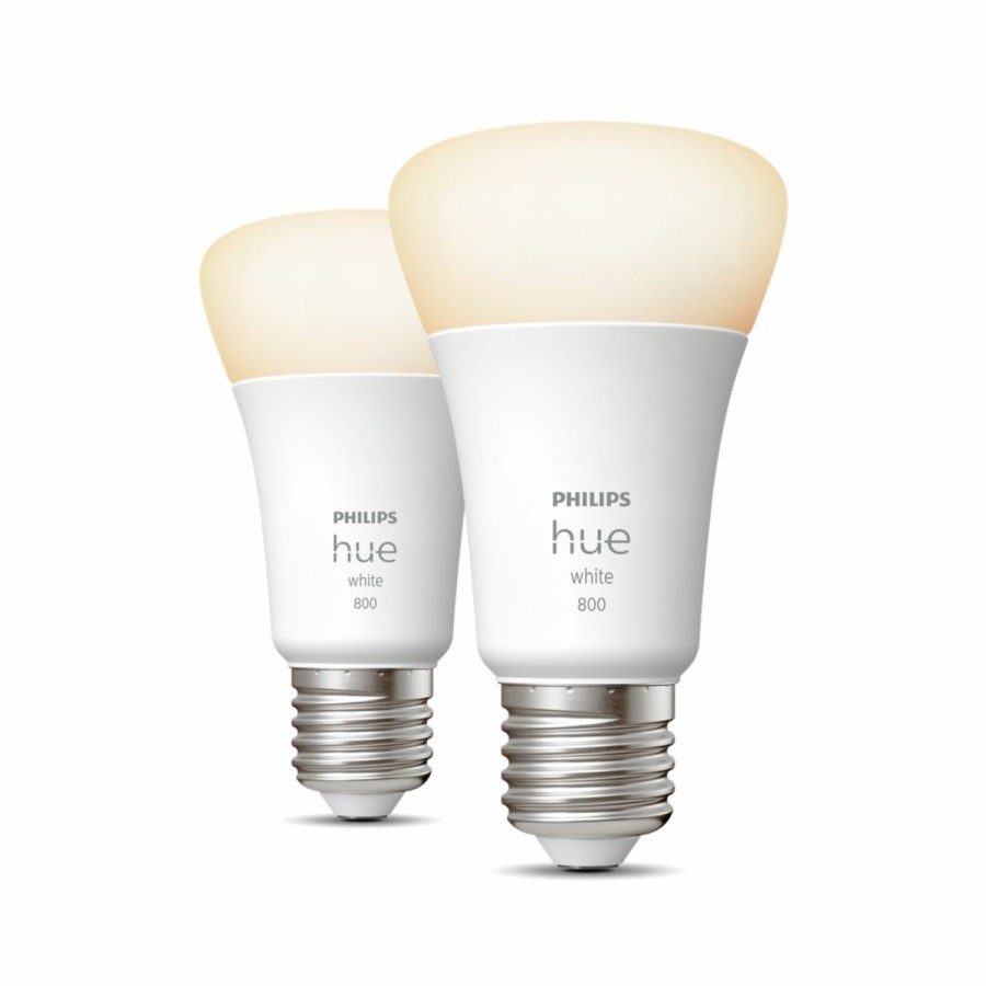 Intelligent belysning Philips Hue | A60 - E27 Paerer - 800 - 2-Pak