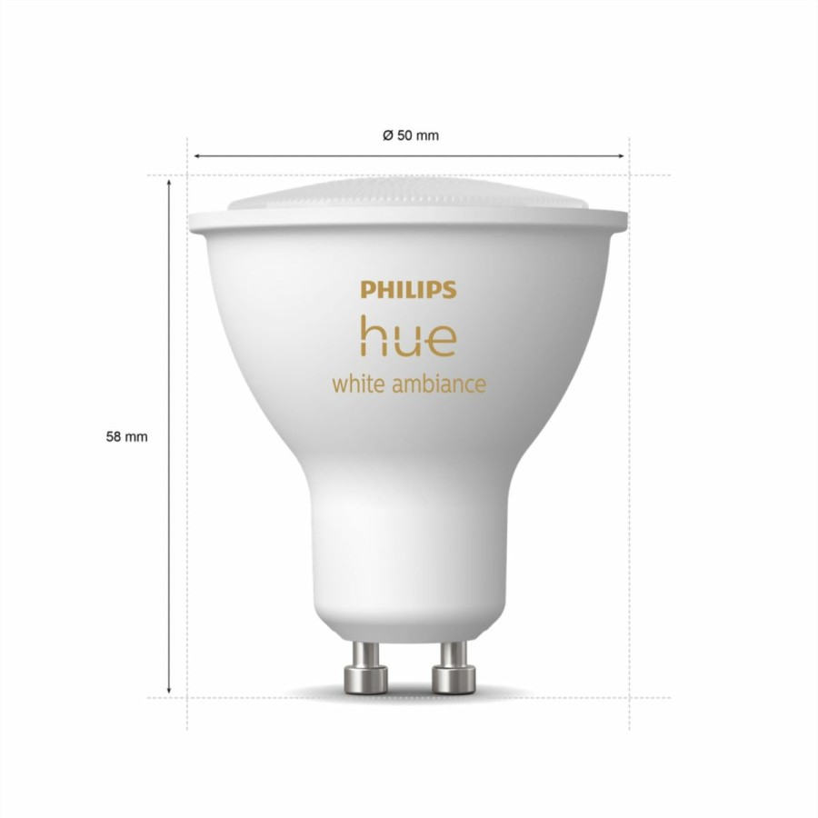 Intelligent belysning Philips Hue | Gu10 - Spot - 1-Pak