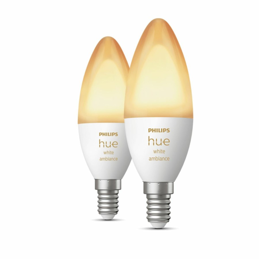 Intelligent belysning Philips Hue | Kerte - E14 Paerer - 2-Pak