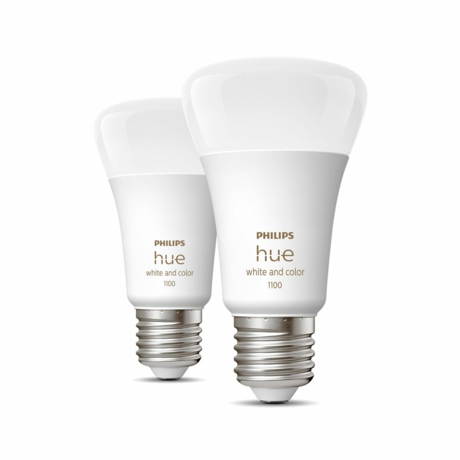 Intelligent belysning Philips Hue | A60 - E27 Paerer - 1100 - 2-Pak