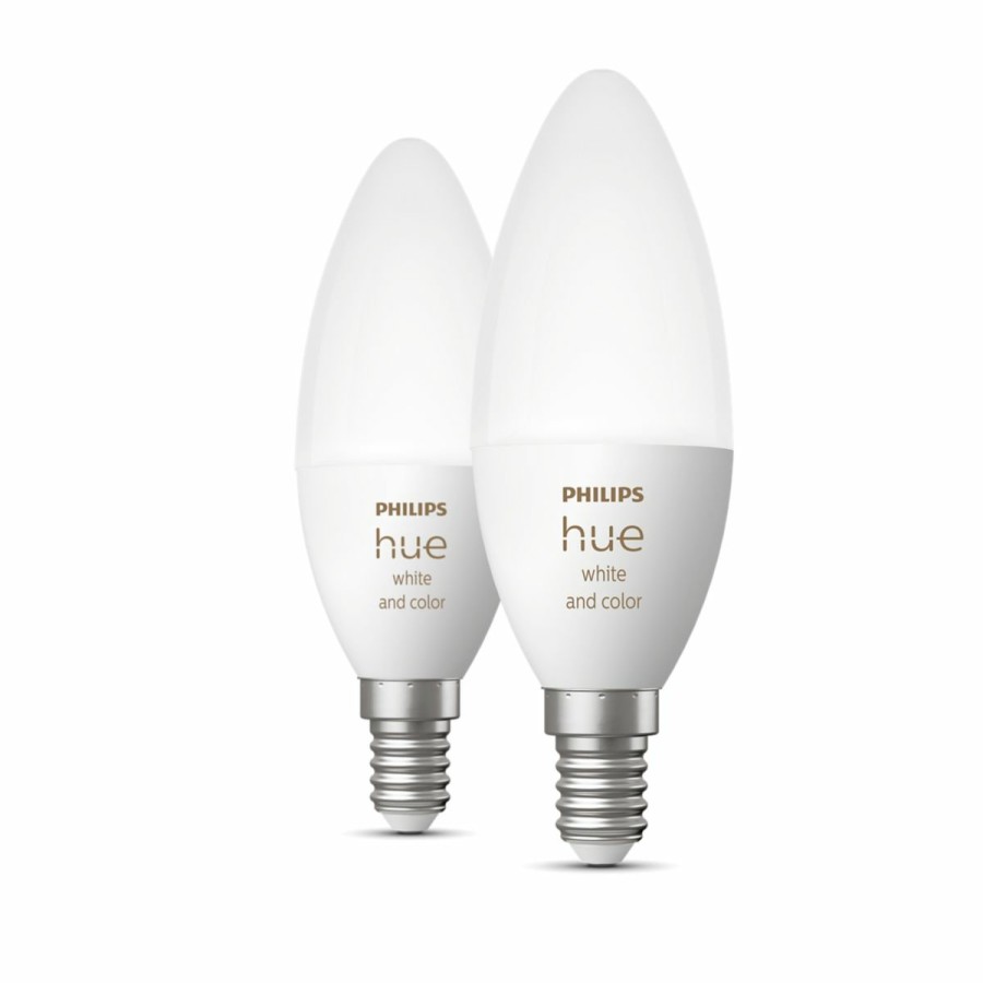 Intelligent belysning Philips Hue | Kerte - E14 Paerer - 2-Pak