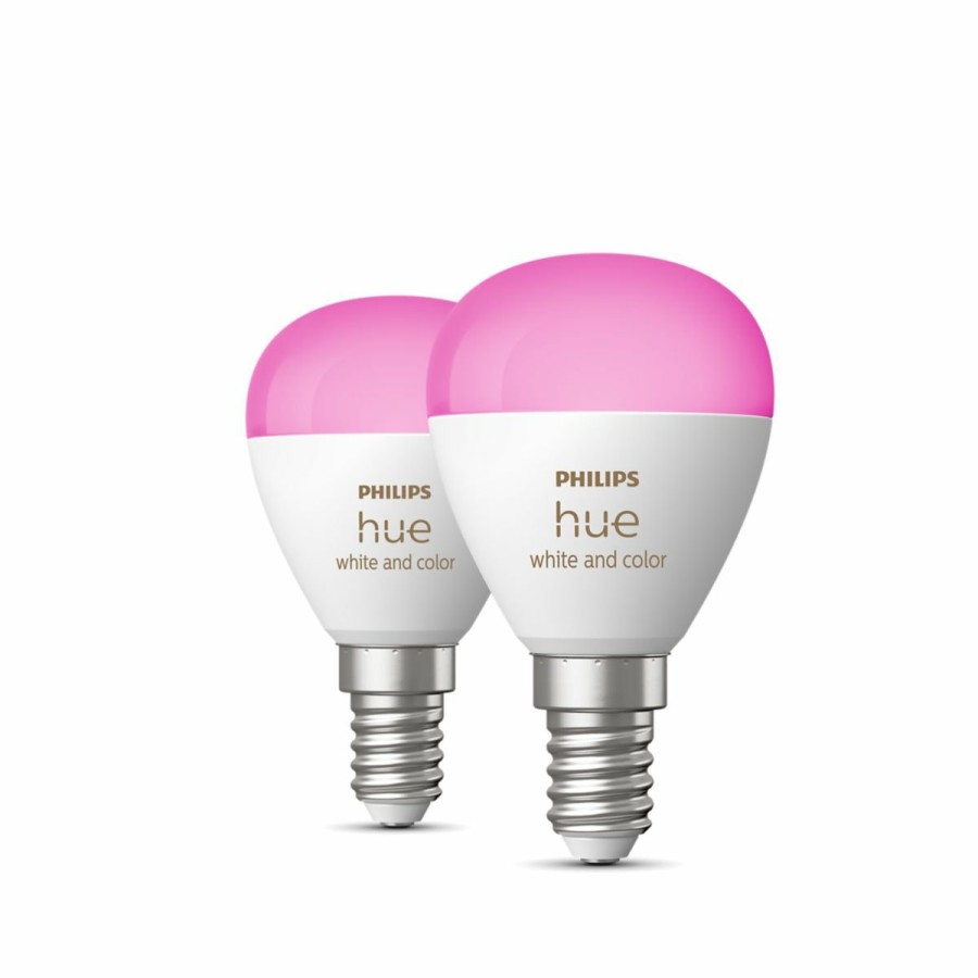 Intelligent belysning Philips Hue | Krone - E14 Paerer - 2-Pak