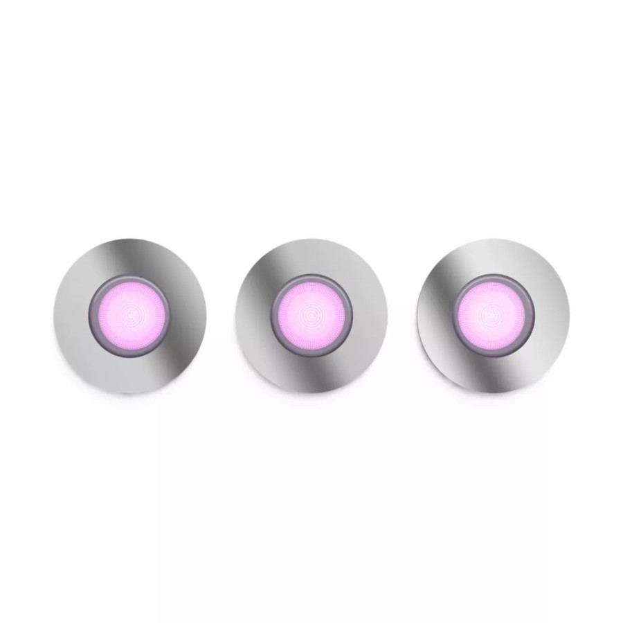 Intelligent belysning Philips Hue | Xamento Indbygningsspots, 3-Pak